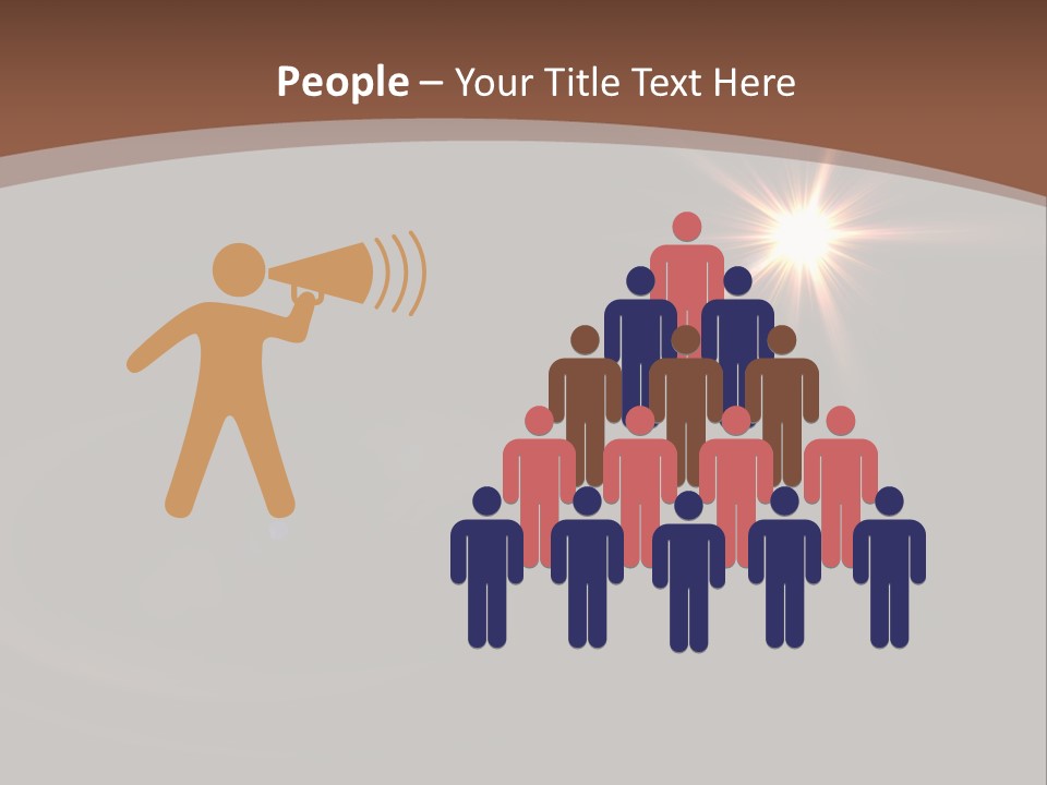 Lens Energie Textur PowerPoint Template