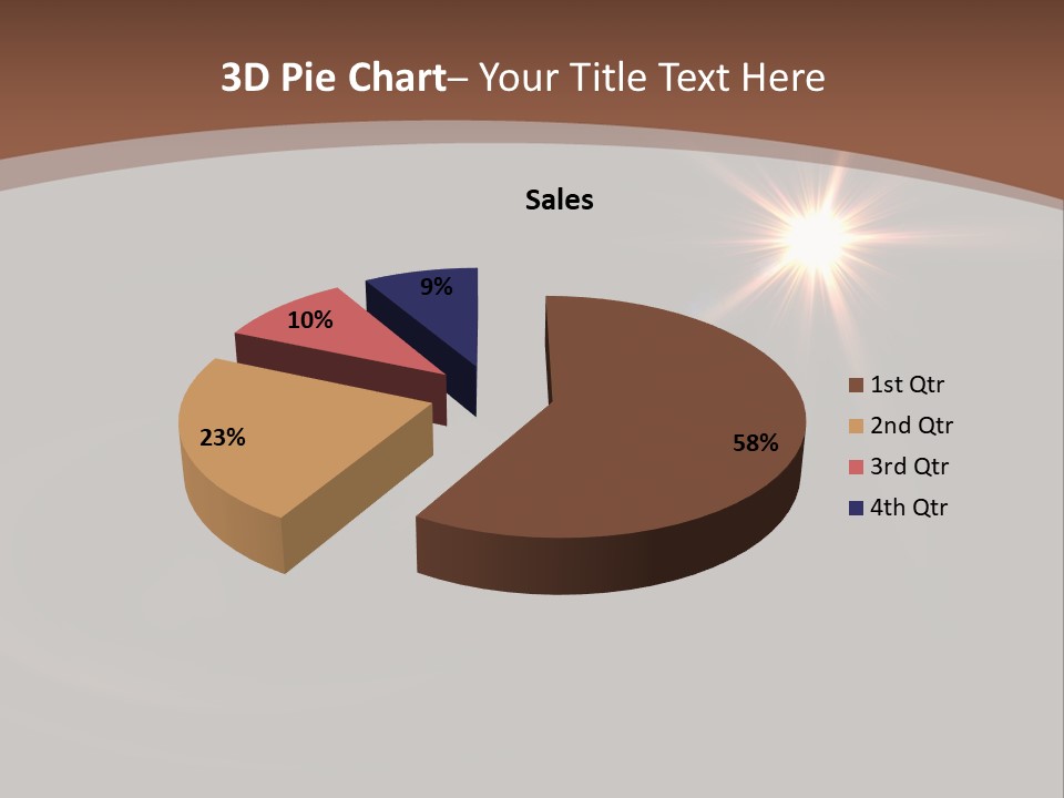 Lens Energie Textur PowerPoint Template