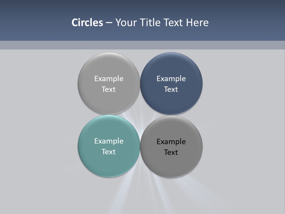 Glitter Colorful Star PowerPoint Template