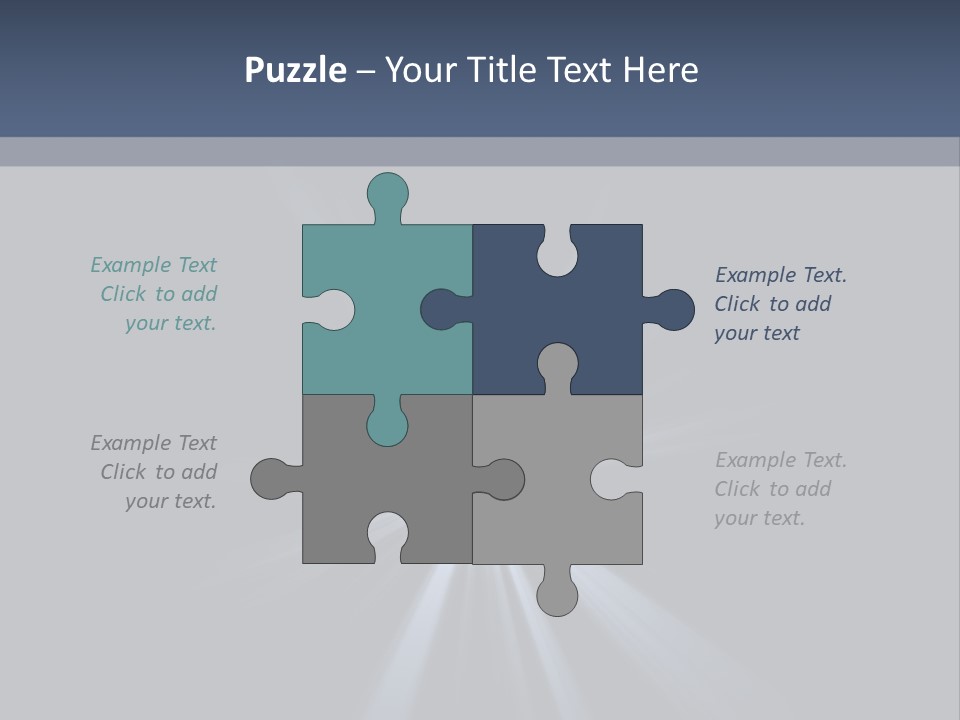 Glitter Colorful Star PowerPoint Template