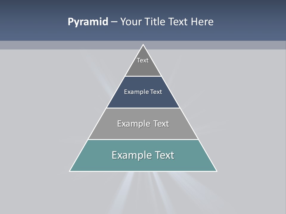 Glitter Colorful Star PowerPoint Template