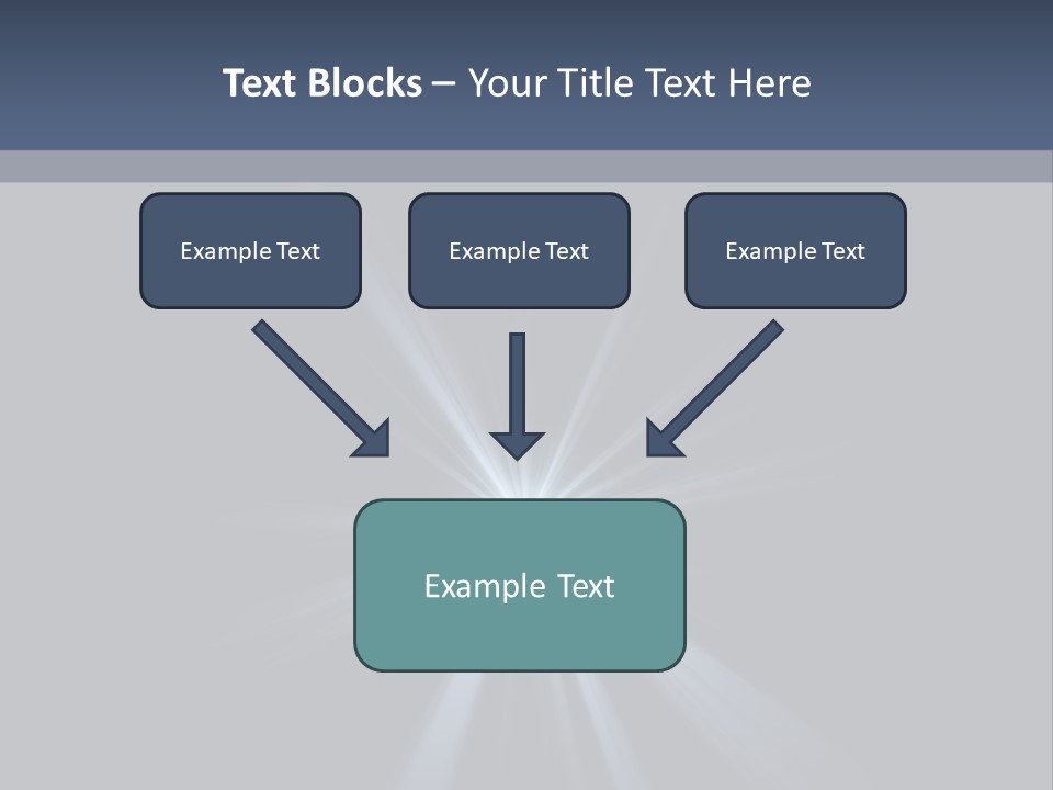 Glitter Colorful Star PowerPoint Template