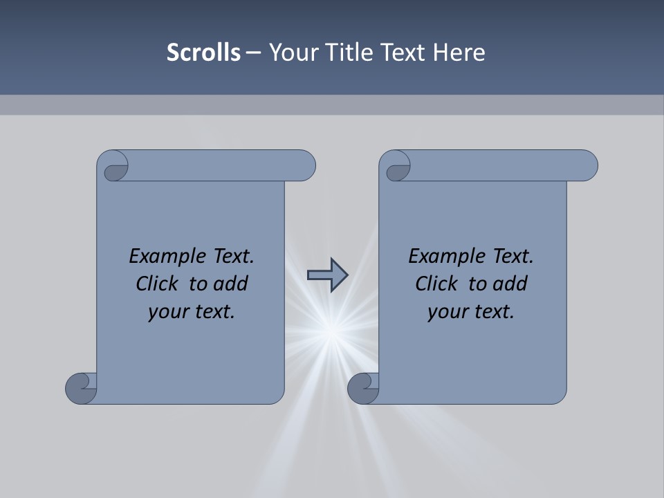 Glitter Colorful Star PowerPoint Template