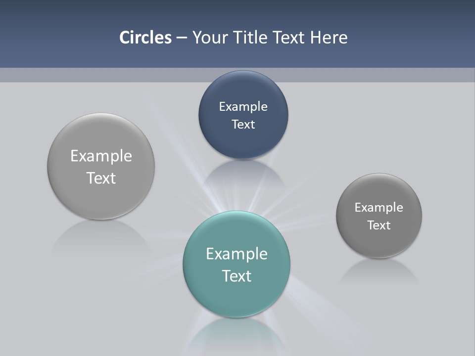 Glitter Colorful Star PowerPoint Template