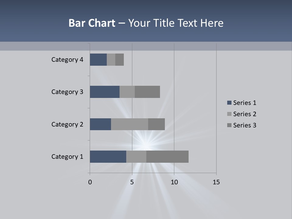 Glitter Colorful Star PowerPoint Template