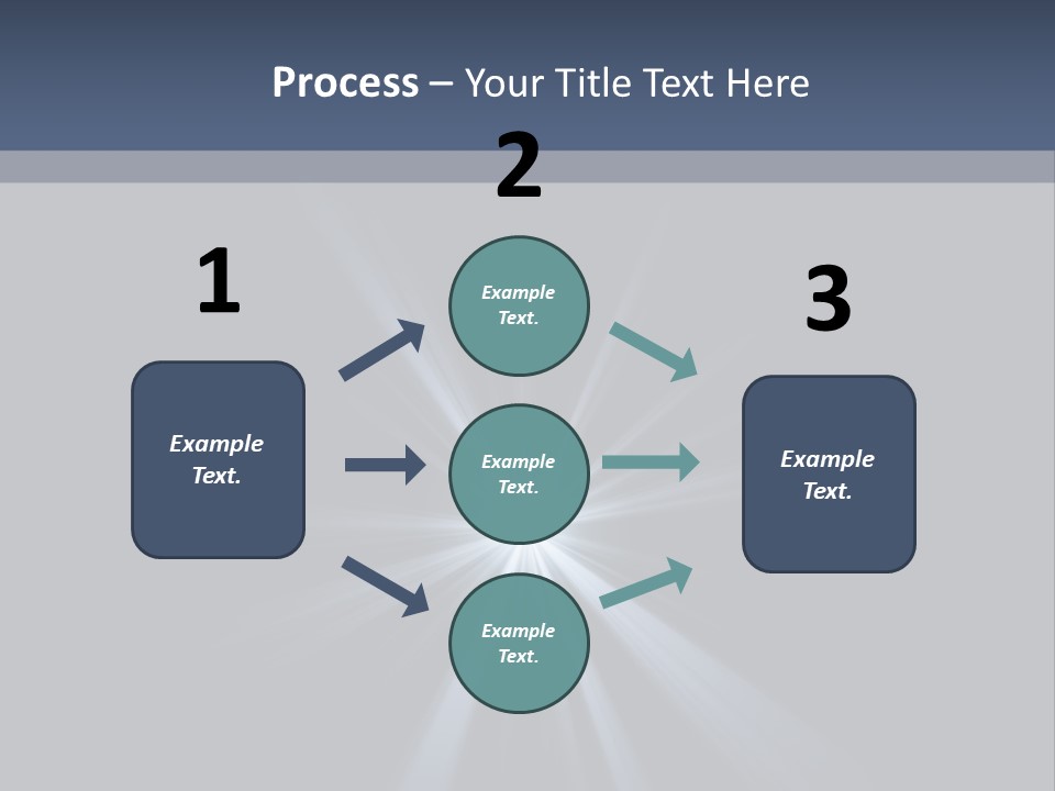 Glitter Colorful Star PowerPoint Template
