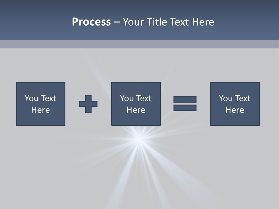 Glitter Colorful Star PowerPoint Template