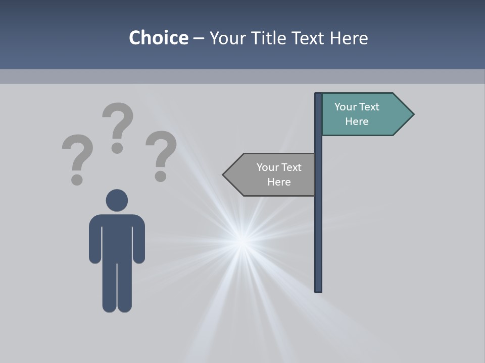 Glitter Colorful Star PowerPoint Template