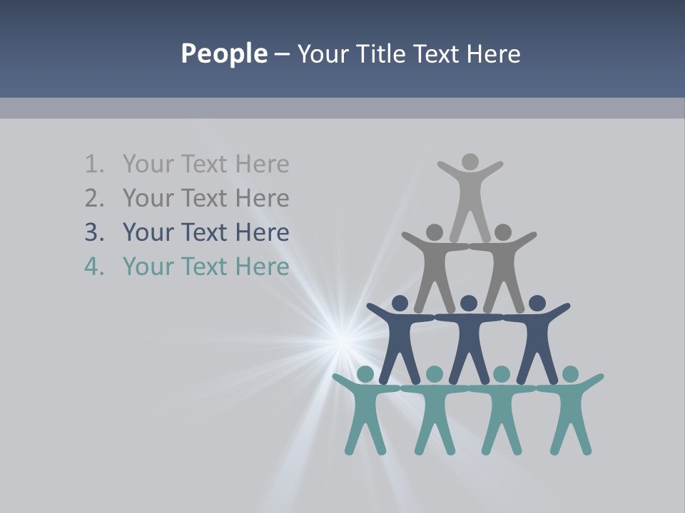 Glitter Colorful Star PowerPoint Template