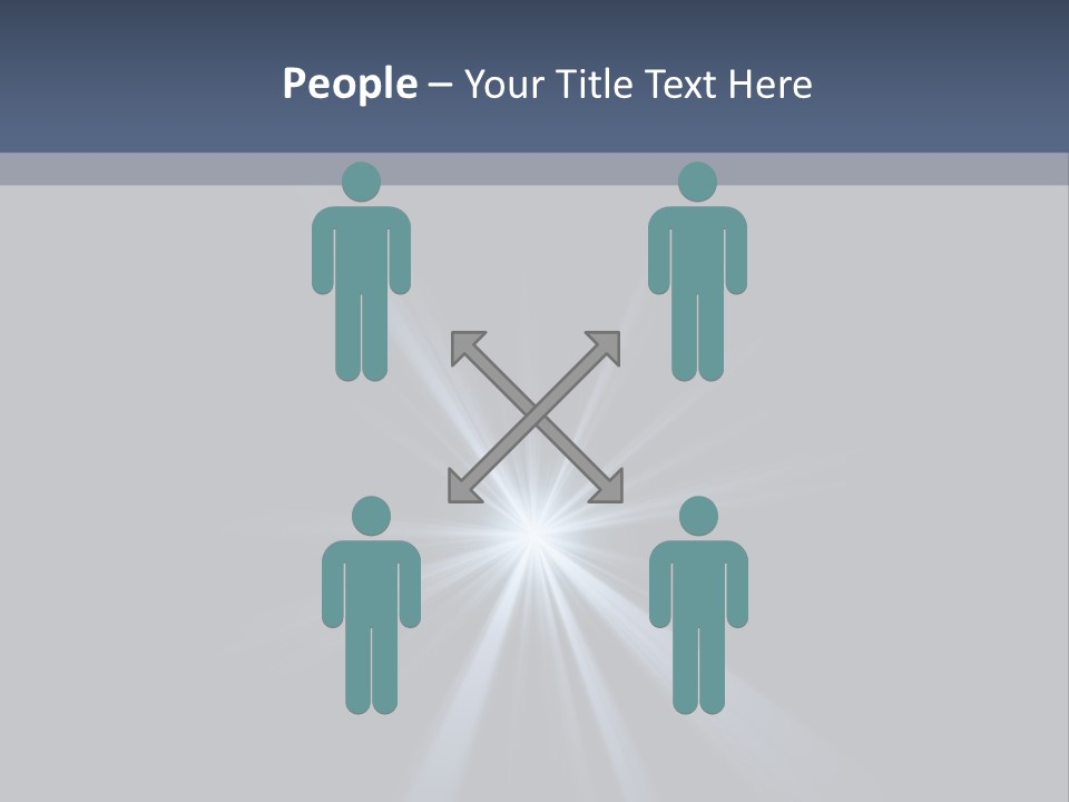 Glitter Colorful Star PowerPoint Template