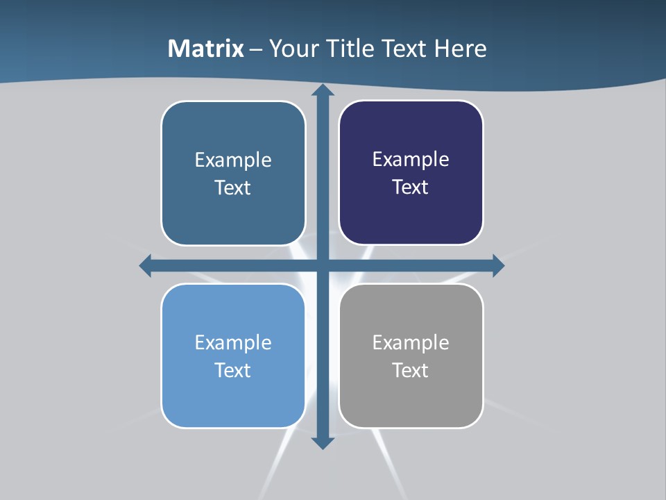 Shiny Glowing Blast PowerPoint Template