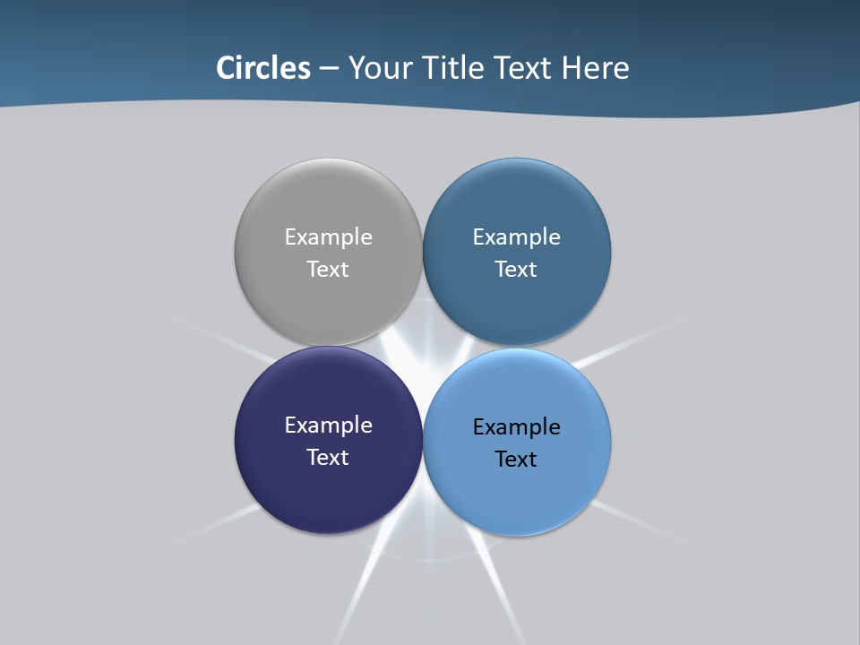 Shiny Glowing Blast PowerPoint Template