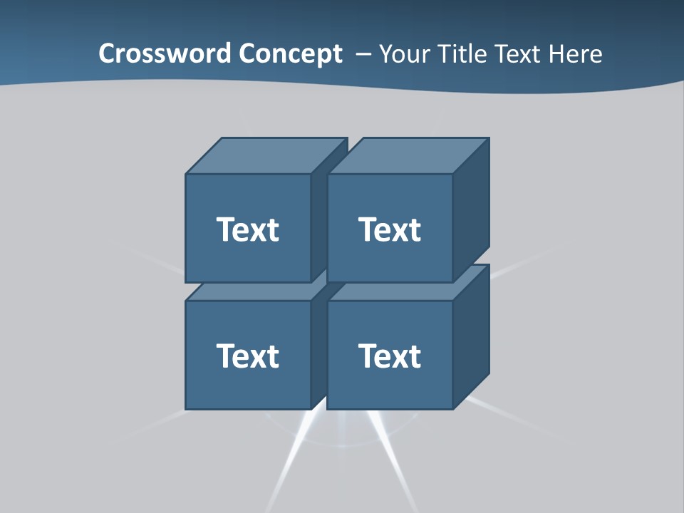 Shiny Glowing Blast PowerPoint Template