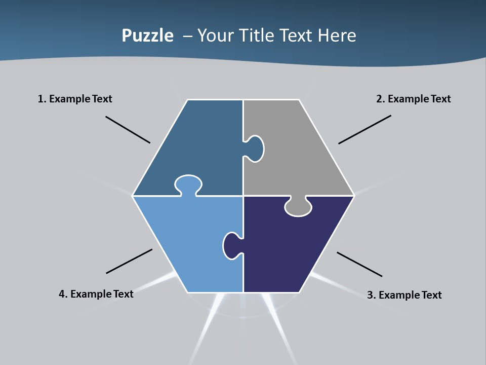 Shiny Glowing Blast PowerPoint Template