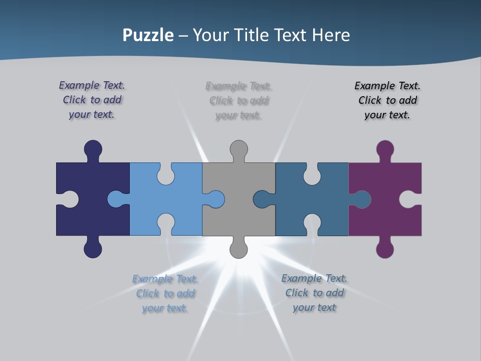 Shiny Glowing Blast PowerPoint Template