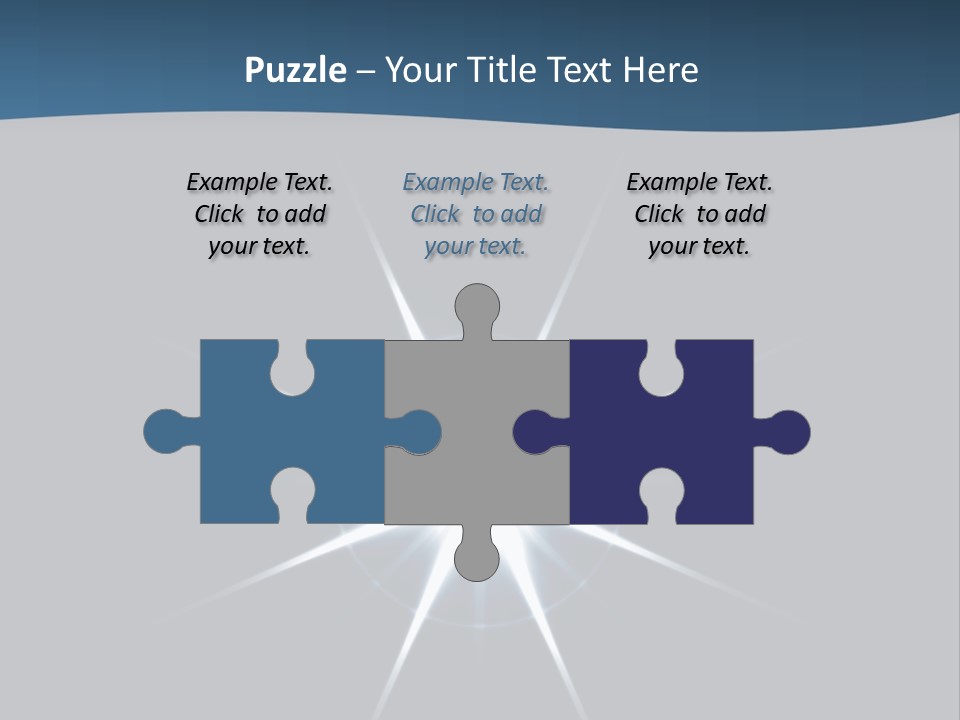 Shiny Glowing Blast PowerPoint Template