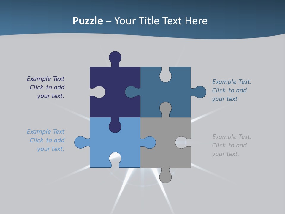 Shiny Glowing Blast PowerPoint Template