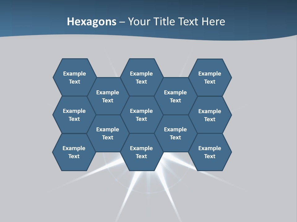 Shiny Glowing Blast PowerPoint Template