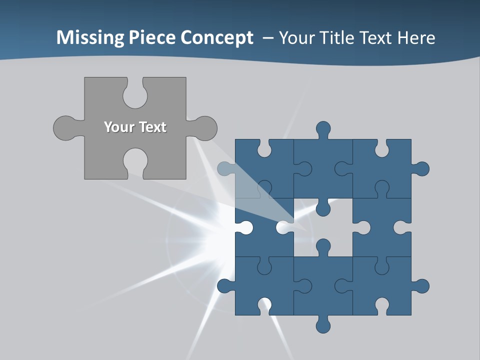 Shiny Glowing Blast PowerPoint Template