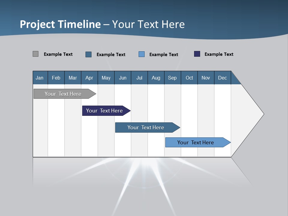 Shiny Glowing Blast PowerPoint Template