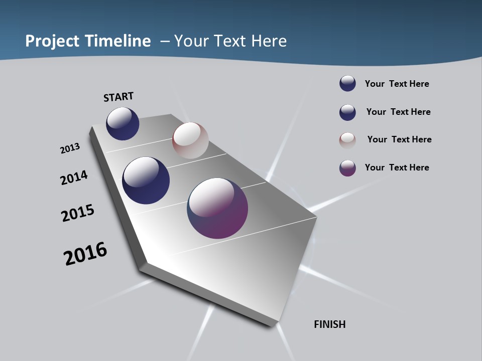 Shiny Glowing Blast PowerPoint Template