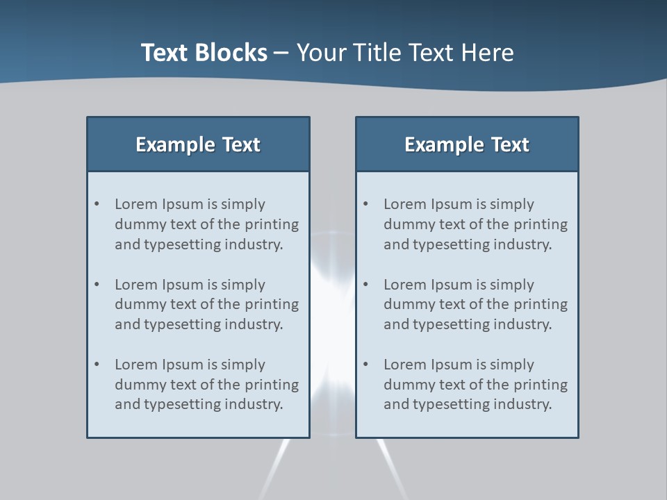 Shiny Glowing Blast PowerPoint Template