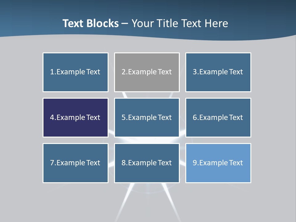 Shiny Glowing Blast PowerPoint Template