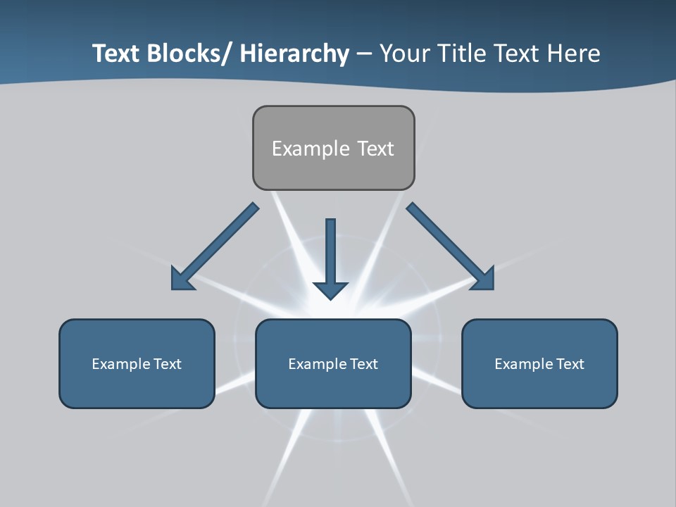 Shiny Glowing Blast PowerPoint Template