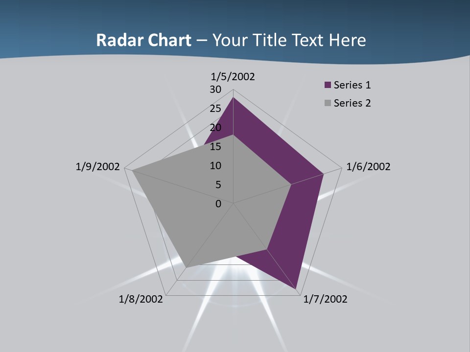 Shiny Glowing Blast PowerPoint Template