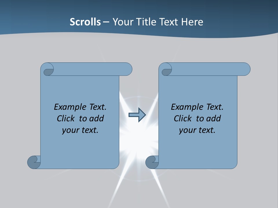 Shiny Glowing Blast PowerPoint Template