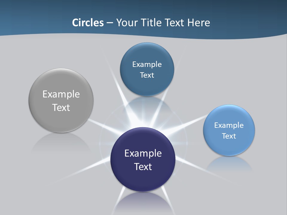 Shiny Glowing Blast PowerPoint Template