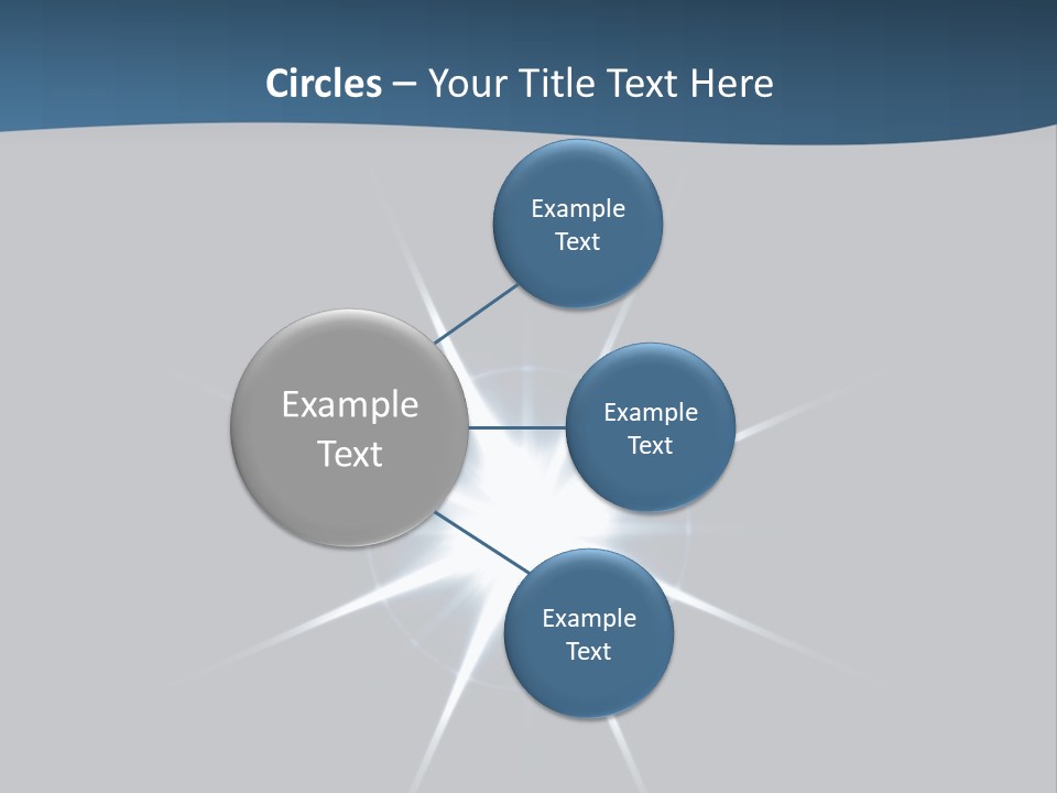 Shiny Glowing Blast PowerPoint Template