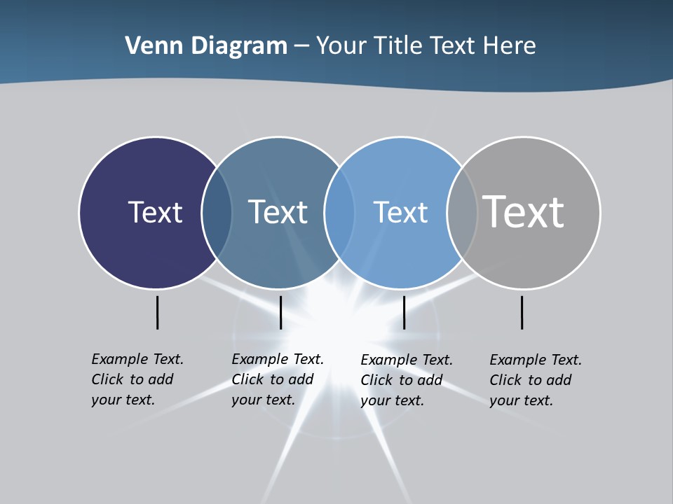 Shiny Glowing Blast PowerPoint Template