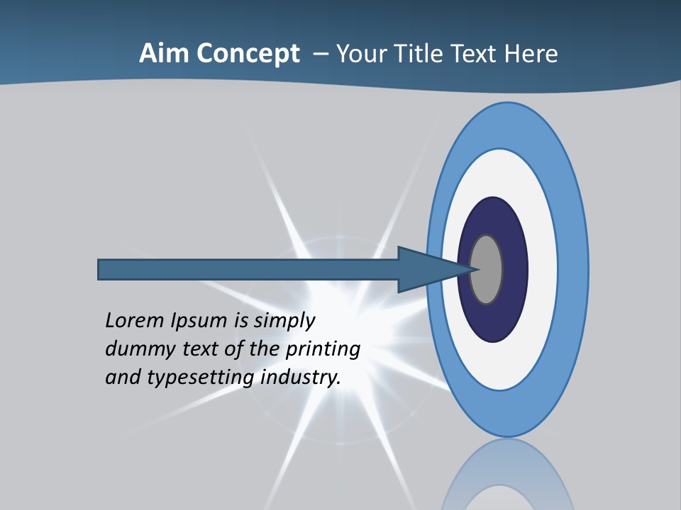 Shiny Glowing Blast PowerPoint Template