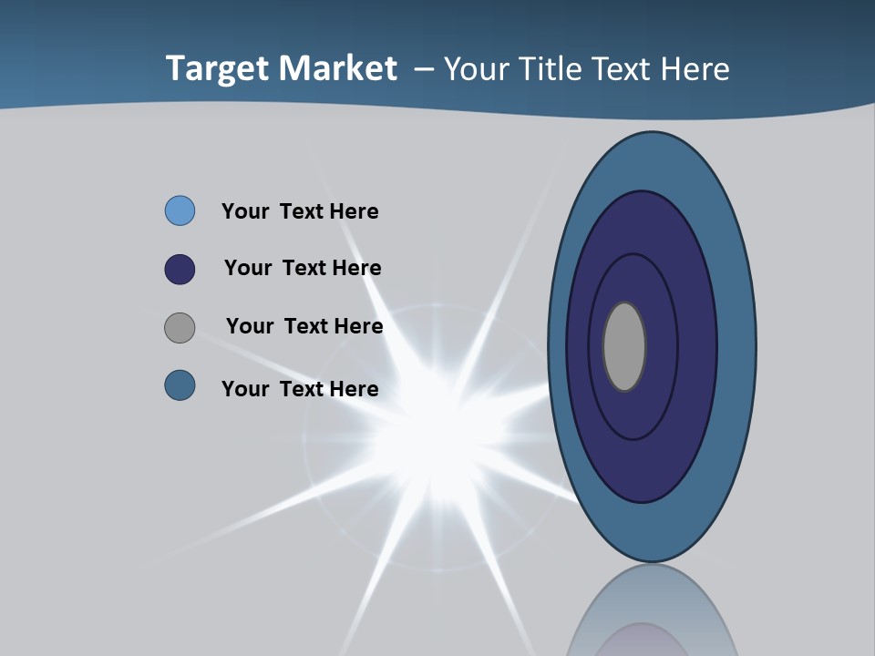 Shiny Glowing Blast PowerPoint Template