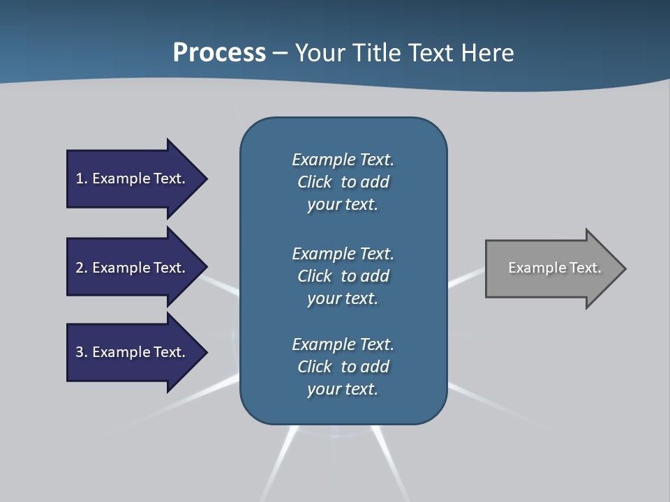 Shiny Glowing Blast PowerPoint Template