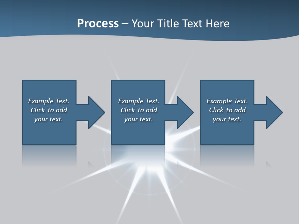 Shiny Glowing Blast PowerPoint Template