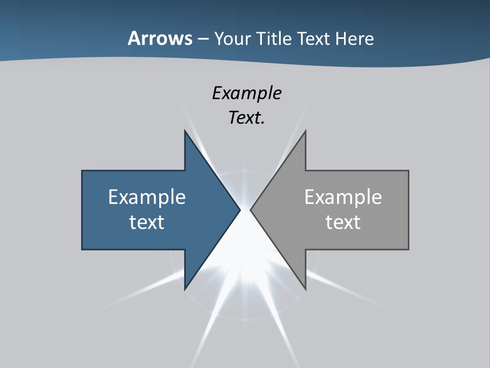 Shiny Glowing Blast PowerPoint Template