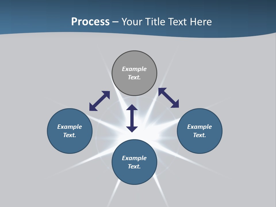 Shiny Glowing Blast PowerPoint Template