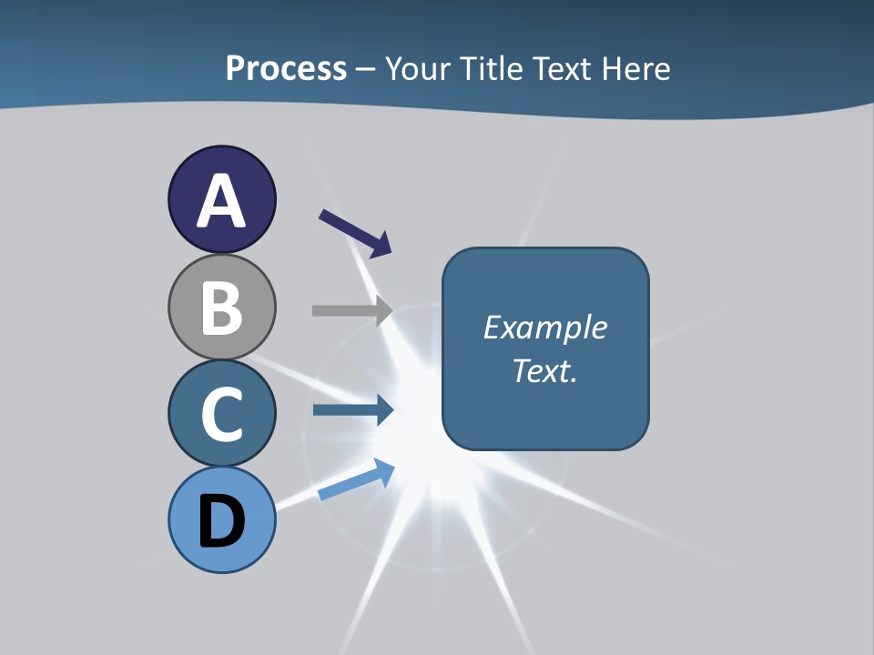 Shiny Glowing Blast PowerPoint Template