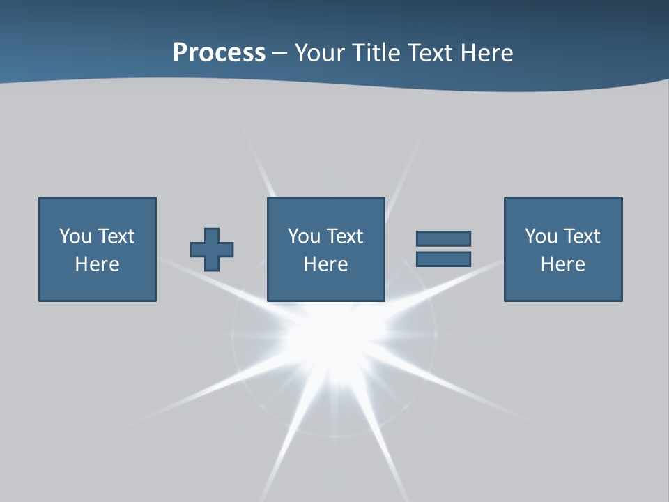 Shiny Glowing Blast PowerPoint Template