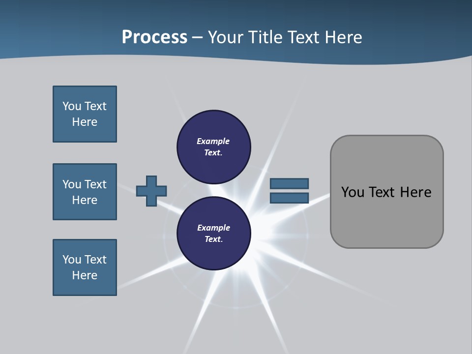 Shiny Glowing Blast PowerPoint Template