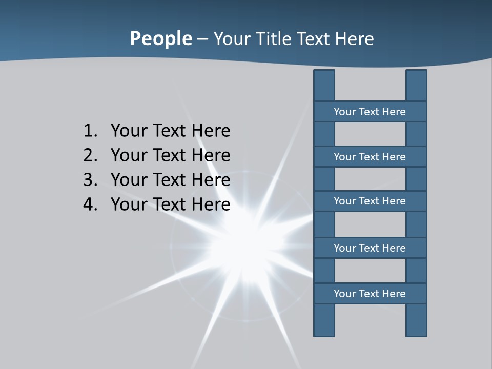 Shiny Glowing Blast PowerPoint Template