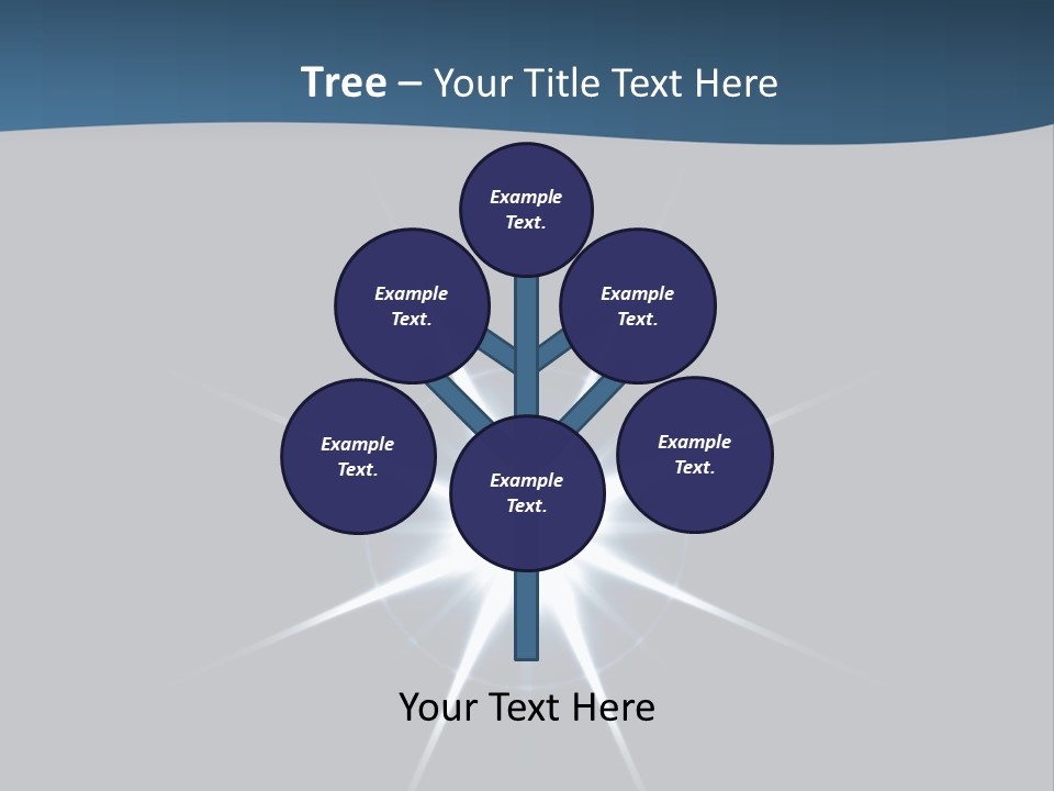 Shiny Glowing Blast PowerPoint Template