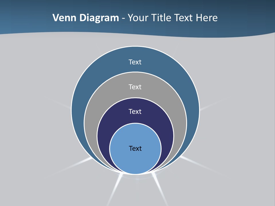 Shiny Glowing Blast PowerPoint Template