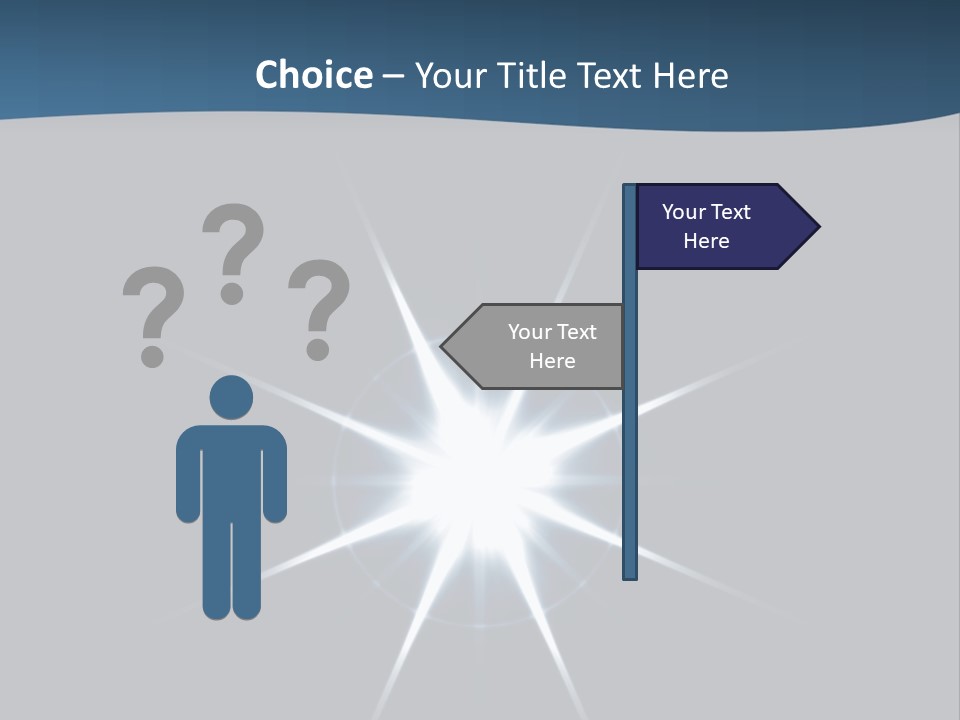 Shiny Glowing Blast PowerPoint Template