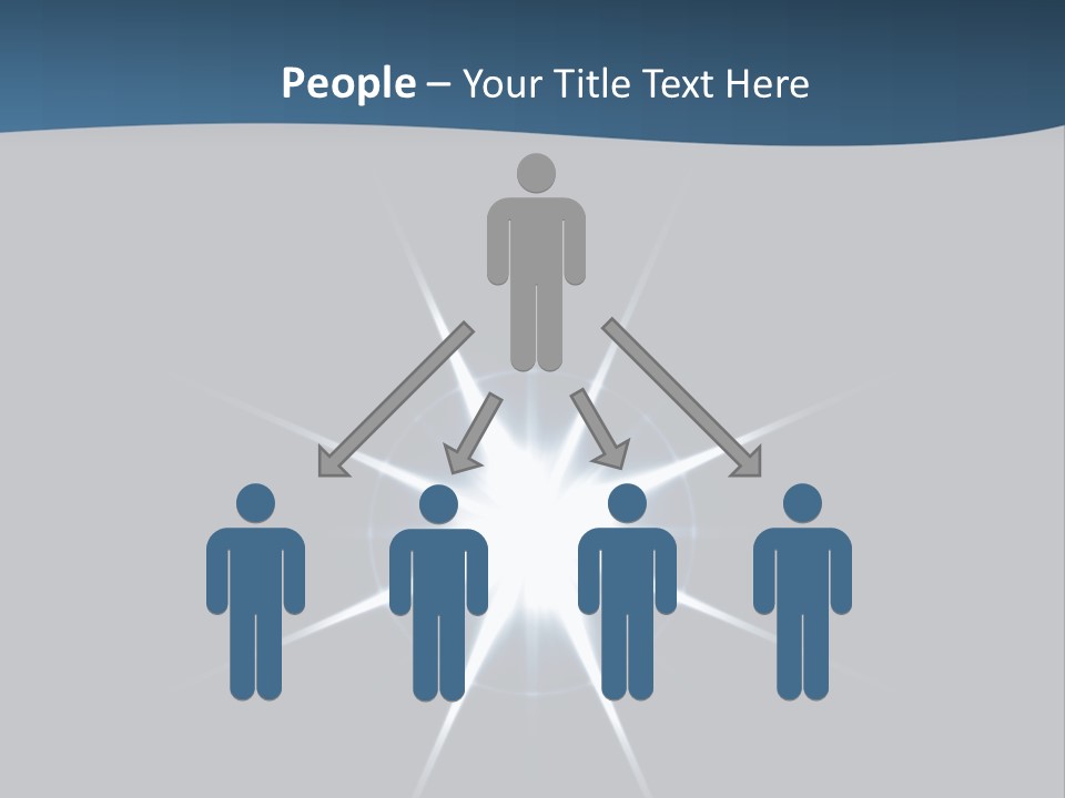 Shiny Glowing Blast PowerPoint Template