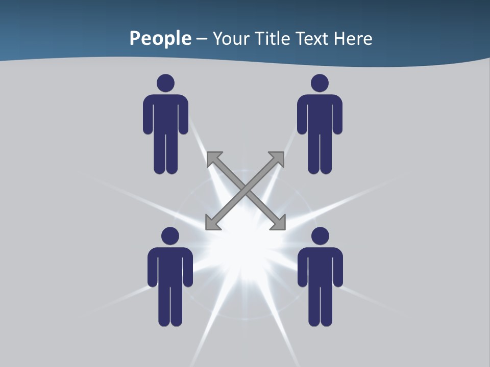 Shiny Glowing Blast PowerPoint Template