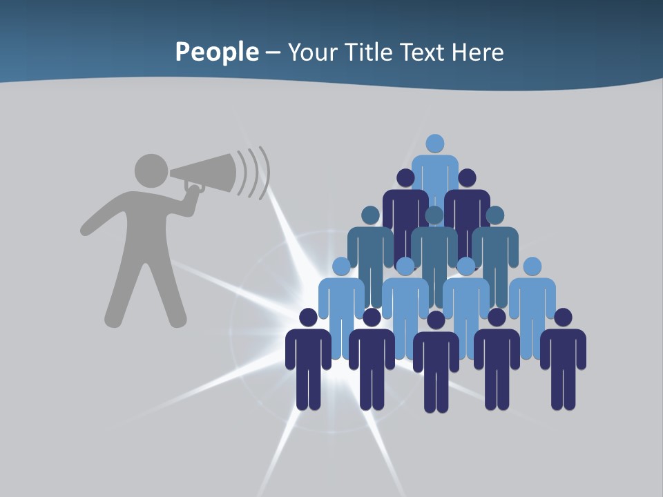 Shiny Glowing Blast PowerPoint Template