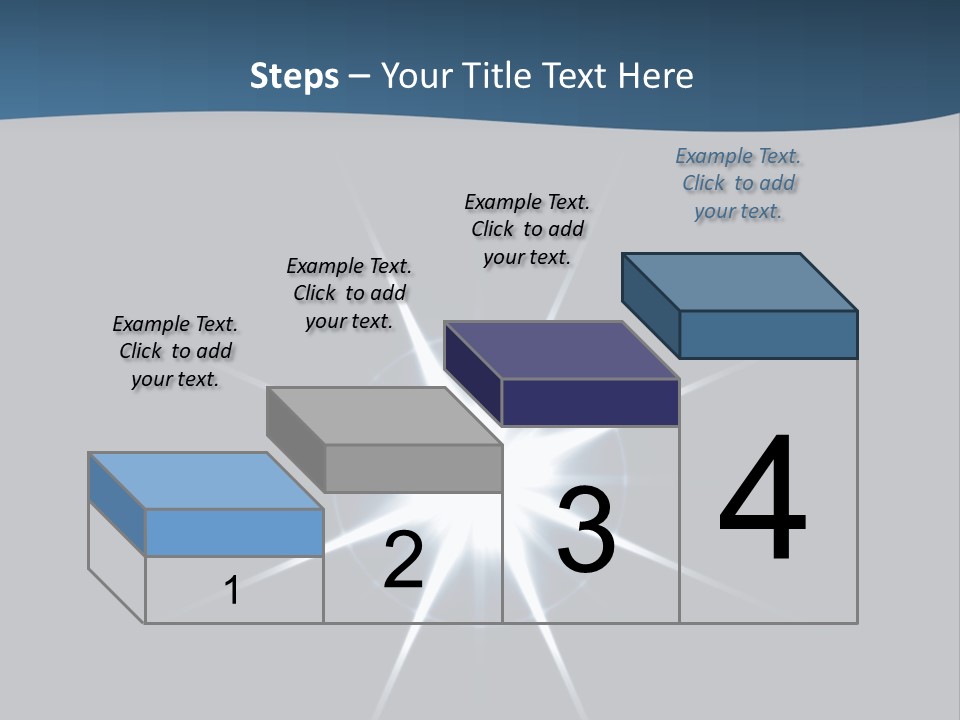 Shiny Glowing Blast PowerPoint Template